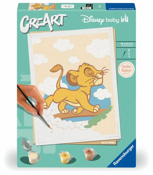 CreArt Hello Baby Disney Baby - Simba