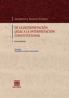 Cover De la interpretación legal a la interpretación constitucional (eBook, PDF)