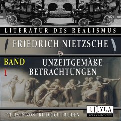 Cover Unzeitgemäße Betrachtungen Band 1 (MP3-Download)