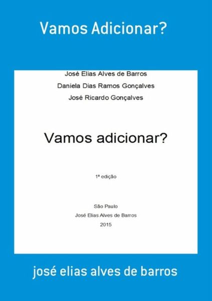 Vamos Adicionar? (eBook, PDF) Vamos Adicionar? (eBook, PDF)