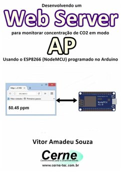Desenvolvendo Um Web Server Para Monitorar Concentração De Co2 Em Modo Ap Usando O Esp8266 (nodemcu) Programado No Arduino (eBook, PDF) - Souza, Vitor Amadeu
