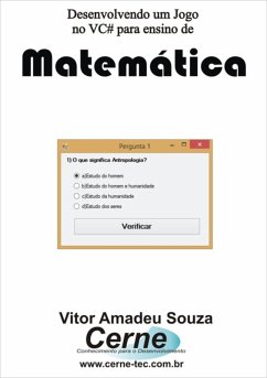 Cover Desenvolvendo Um Jogo No Vc# Para Ensino De Matemática (eBook, PDF)