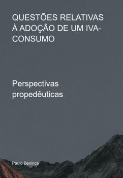Cover Questões Relativas À Adoção De Um Iva- Consumo (eBook, PDF)