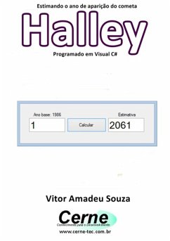 Cover Estimando O Ano De Aparição Do Cometa Halley Programado Em Visual C# (eBook, PDF)
