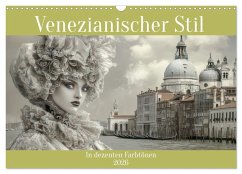 Cover Venezianischer Stil - In dezenten Farbtönen (Wandkalender 2026 DIN A3 quer), CALVENDO Monatskalender