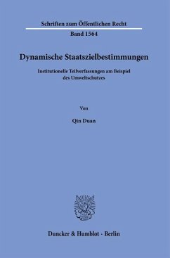 Cover Dynamische Staatszielbestimmungen
