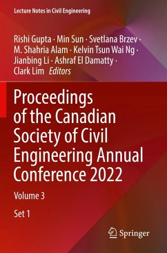 Cover Proceedings of the Canadian Society of Civil Engineering Annual Conference 2022