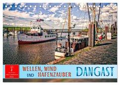 Dangast - Wellen, Wind und Hafenzauber (Tischkalender 2026 DIN A5 quer), CALVENDO Monatskalender