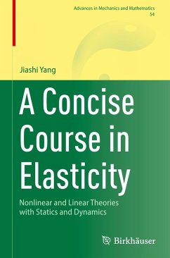 A Concise Course in Elasticity - Yang, Jiashi