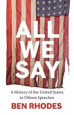 All We Say (eBook, ePUB)