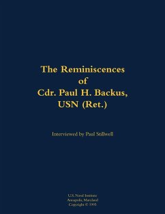 Cover The Reminiscences of Cdr. Paul H. Backus, USN (Ret.)