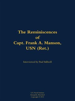 Cover The Reminiscences of Capt. Frank A. Manson, USN (Ret.)