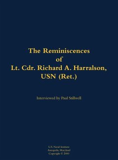 Cover The Reminiscences of Lt. Cdr. Richard A. Harralson, USN (Ret.)
