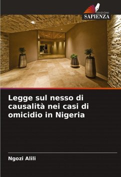 Cover Legge sul nesso di causalità nei casi di omicidio in Nigeria