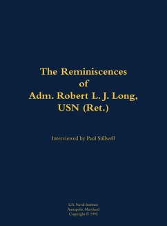Cover The Reminiscences of Adm. Robert L. J. Long, USN (Ret.)