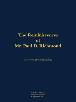 Cover The Reminiscences of Mr. Paul D. Richmond