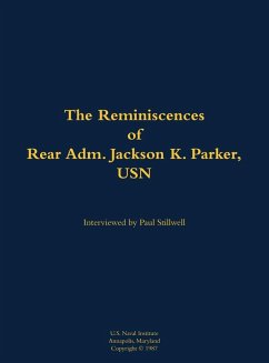 Cover The Reminiscences of Rear Adm. Jackson K. Parker, USN