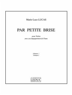 Cover PAR PETITE BRISE POUR VIOLON AVEC ACCOMPAGNEMENT DE PIANO PARTITION+1PARTIE O