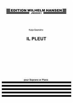 Cover Il pleut for soprano and piano