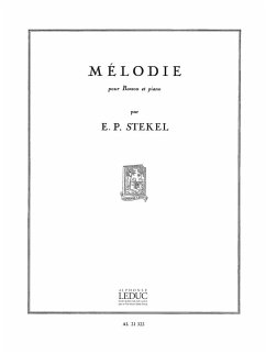 Cover STEKEL MELODIE BASSON ET PIANO