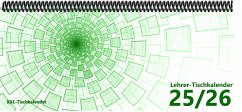 Cover Lehrer - Tischkalender 2025/26
