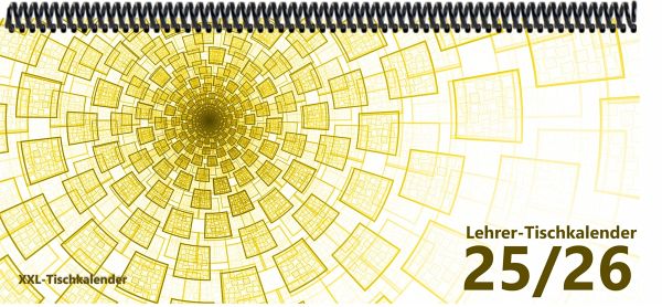 Lehrer - Tischkalender 2025/26
