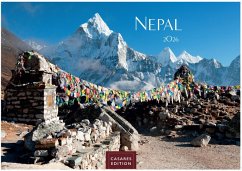 Cover Nepal Kalender 2026 - Wandkalender   Fotokalender Asien 35x50cm Grosses Format - Atemberaubende Fotos der Himalaya-Gipfel, Tempel und heiligen Stätten Nepals