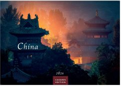 Cover China Kalender 2026 - Wandkalender   Fotokalender Asien 24x35cm - Wundervolle Landschaften   Tradition und Moderne in 12 faszinierenden Fotos