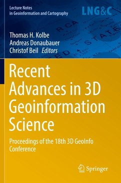 Cover Recent Advances in 3D Geoinformation Science