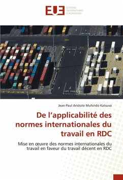 Cover De l'applicabilité des normes internationales du travail en RDC