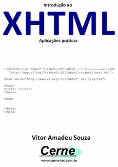 Cover Introdução Ao Xhtml Aplicações Práticas (eBook, PDF)