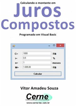 Calculando O Montante Em Juros Compostos Programado Em Visual Basic (eBook, PDF) - Souza, Vitor Amadeu