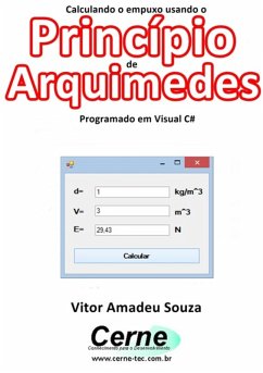 Cover Calculando O Empuxo Usando O Princípio De Arquimedes Programado Em Visual C# (eBook, PDF)