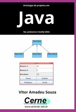 Cover Antologia De Projetos Em Java No Ambiente Intellij Idea (eBook, PDF)