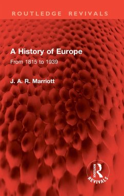 Cover A History of Europe (eBook, ePUB)