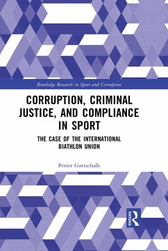 Cover Corruption, Criminal Justice, and Compliance in Sport (eBook, ePUB)
