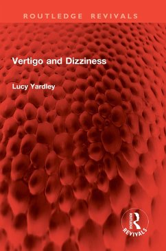 Vertigo and Dizziness (eBook, ePUB) - Yardley, Lucy