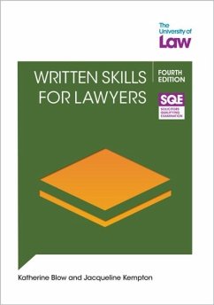 SQE2 - Written Skills for Lawyers 4e - Blow, Katharine