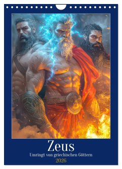 Cover Zeus - Umringt von griechischen Göttern (Wandkalender 2026 DIN A4 hoch), CALVENDO Monatskalender