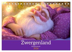 Cover Zwergenland - Kinderkalender (Tischkalender 2026 DIN A5 quer), CALVENDO Monatskalender