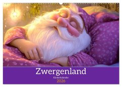 Cover Zwergenland - Kinderkalender (Wandkalender 2026 DIN A2 quer), CALVENDO Monatskalender