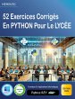 52 Exercices Corrigés en Python pour... - Bild 1