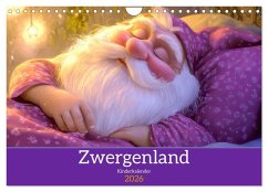 Cover Zwergenland - Kinderkalender (Wandkalender 2026 DIN A4 quer), CALVENDO Monatskalender