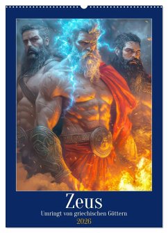 Cover Zeus - Umringt von griechischen Göttern (Wandkalender 2026 DIN A2 hoch), CALVENDO Monatskalender