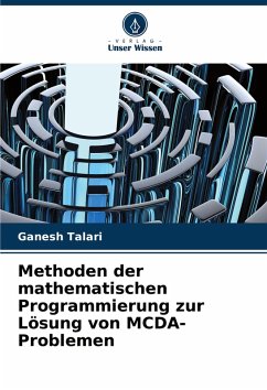 Cover Methoden der mathematischen Programmierung zur Lösung von MCDA-Problemen