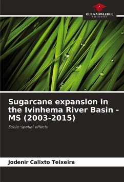 Cover Sugarcane expansion in the Ivinhema River Basin - MS (2003-2015)