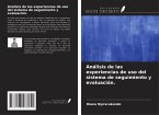 Análisis de las experiencias de uso del sistema de seguimiento y evaluación.