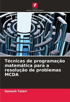 Cover Técnicas de programação matemática para a resolução de problemas MCDA