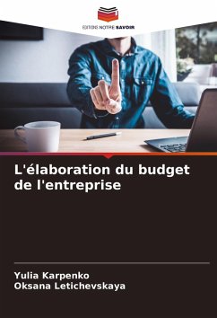 Cover L'élaboration du budget de l'entreprise