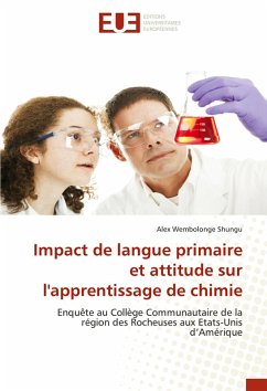 Impact de langue primaire et attitude sur l'apprentissage de chimie - Wembolonge Shungu, Alex